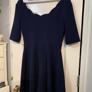Navy blue dress